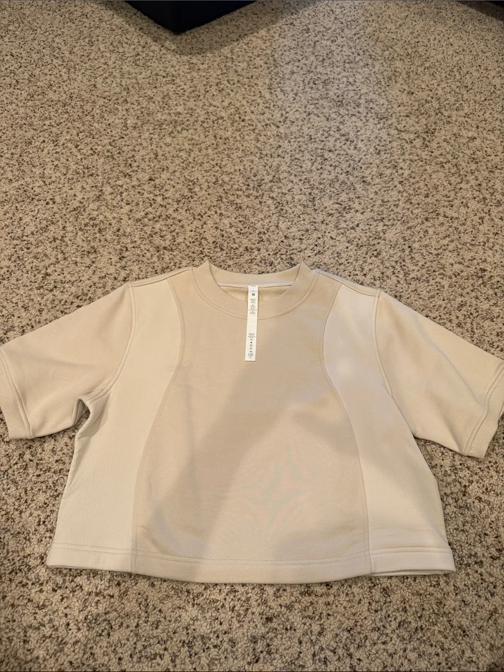 Lululemon Cotton French Terry + Swift tshirt - Natural Ivory - Picture 4 of 4